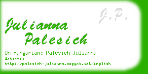 julianna palesich business card